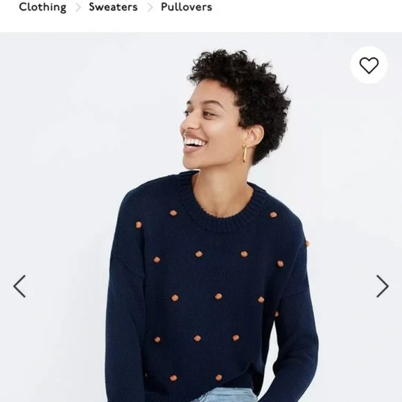 Madewell Wellesley Bobble Pullover Sweater, M - Picture 2 of 8